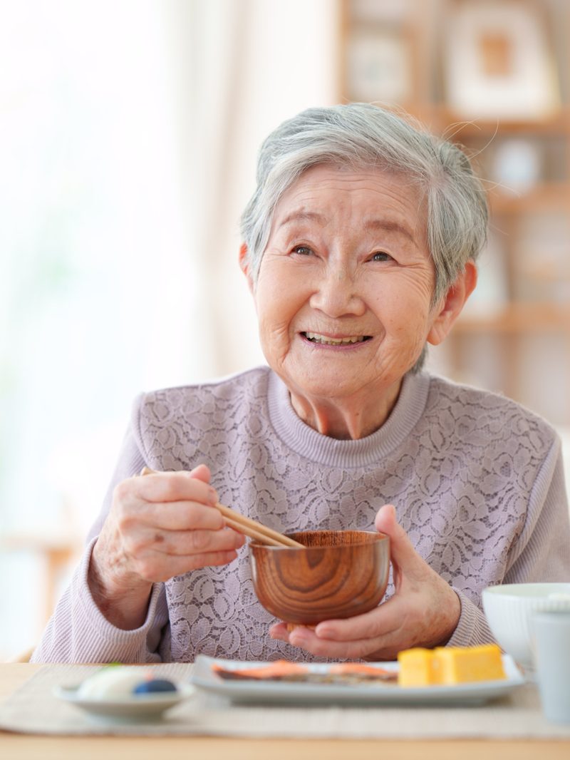 食事を楽しまれるご利用者様